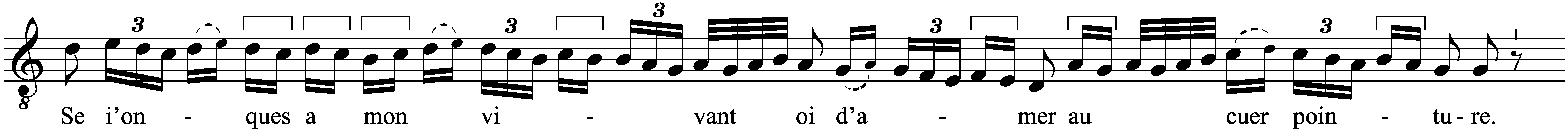Work musical notation